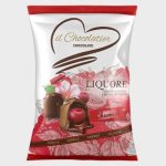 Цукерки із темного шоколаду Вишня в лікері Eurochoc il Chocolatier Liquore Cherries 150г Іспанія