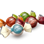 Цукерки з молочного шоколаду Асорті БЕЗ ГЛЮТЕНА Eurochoc Esferas Doble Fleco 1кг Іспанія