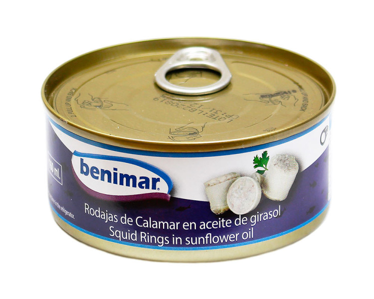 Кільця кальмару в олії Benimar Rodajas de Calamar 148 г Іспанія