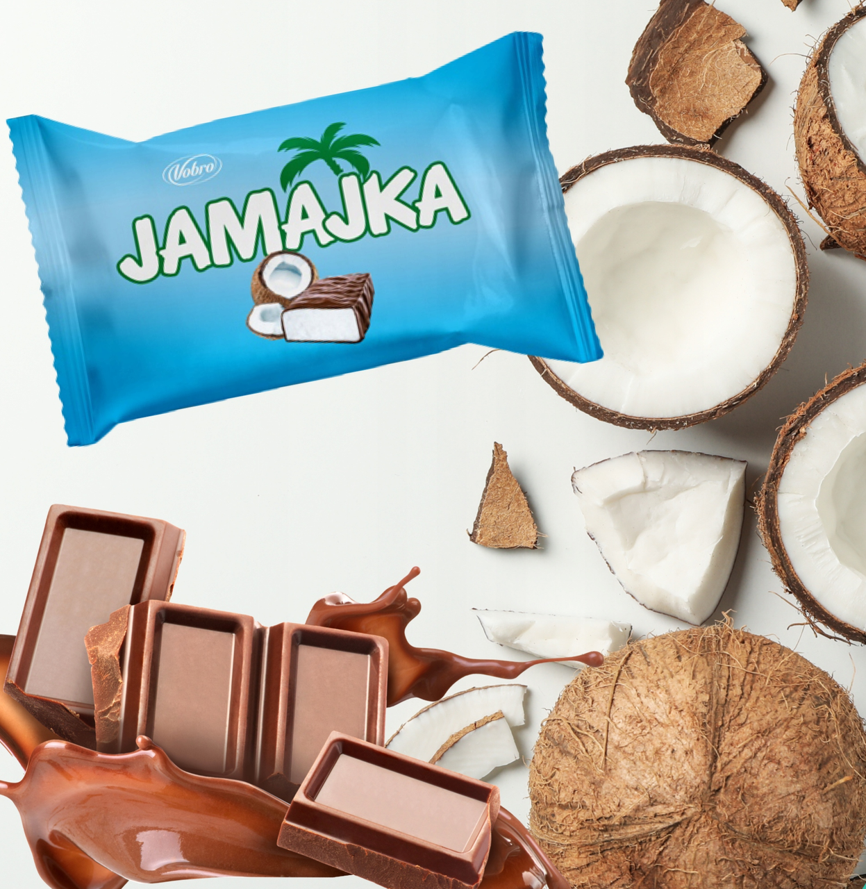 Шоколадні цукерки Ямайка Vobro Jamajka 500 г Польща