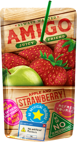 Сік лісові ягоди Amigo Very Berry 200 мл Македонія