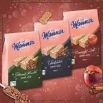 Вафлі Зимовий Міраж з пряним ароматом Manner Winter Gluck a la Spekulatius 200г Австрія