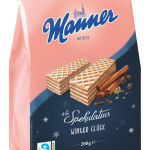 Вафлі Зимовий Міраж з пряним ароматом Manner Winter Gluck a la Spekulatius 200г Австрія