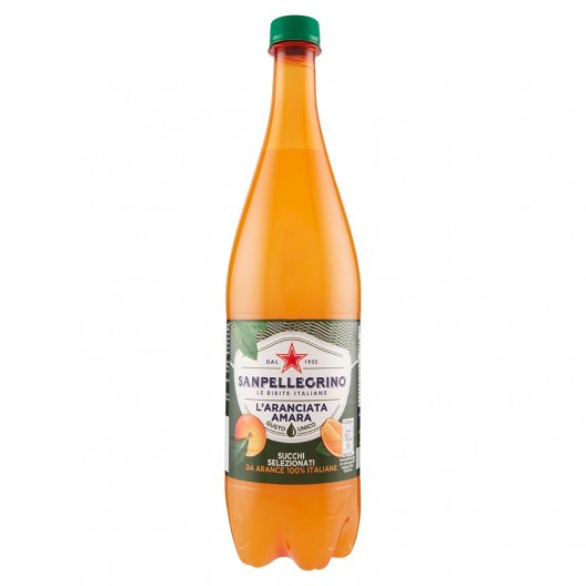 Напій безалкогольний апельсиновий Sanpellegrino L'Aranciata 1.25 л Італія