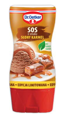 Топпінг - соус солона  карамель Dr.Oetker Sos Slony Karmel 200г Польща