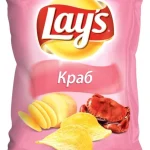 Чіпси картопляні зі смаком краба Lay's 120г Україна