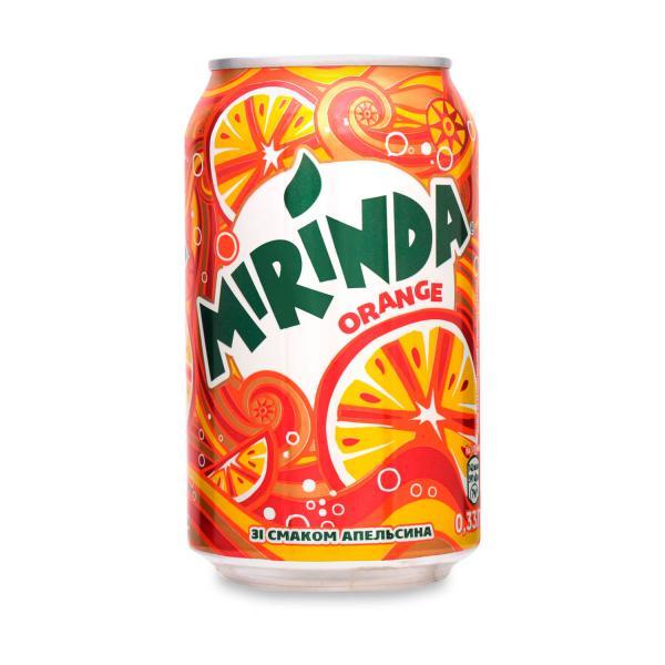 Напій сильногазований Mirinda 330мл