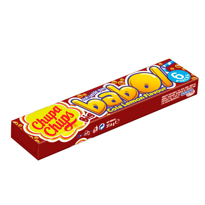 Жувальна гумка Chupa Chups Big Babol Cola Lemon Flavour 27.6 г Іспанія