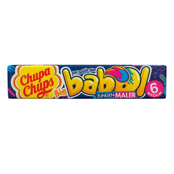 Жувальна гумка малинова Chupa Chups Big Babol Zungen Maler 27.6 г Іспанія