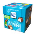 Набір шоколадних цукерок 5 смаків Ritter Sport Schokowurfel Las Dich Feiern 176г (22шт) Німеччина