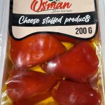 Перець халапеня фарширований сиром у соняшниковій олії Osman Chees Stuffed products 200 г Туреччина