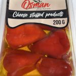 Перець халапеня фарширований сиром у соняшниковій олії Osman Chees Stuffed products 200 г Туреччина