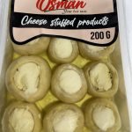 Печериці мариновані та фаршировані сиром у соняшниковій олії Osman Chees Stuffed products 200г Туреччина