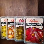 Мікс перець фаршированих сиром 3 різновиди в соняшниковій олії Osman Chees Stuffed products 200 г Турц