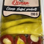Мікс перець фаршированих сиром 3 різновиди в соняшниковій олії Osman Chees Stuffed products 200 г Турц