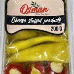 Мікс перець фаршированих сиром 3 різновиди в соняшниковій олії Osman Chees Stuffed products 200 г Турц