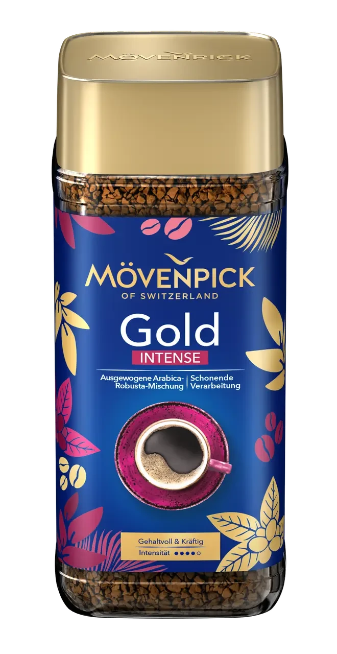 Кава розчинна Movendick GOLD Intense 200 г Німеччина