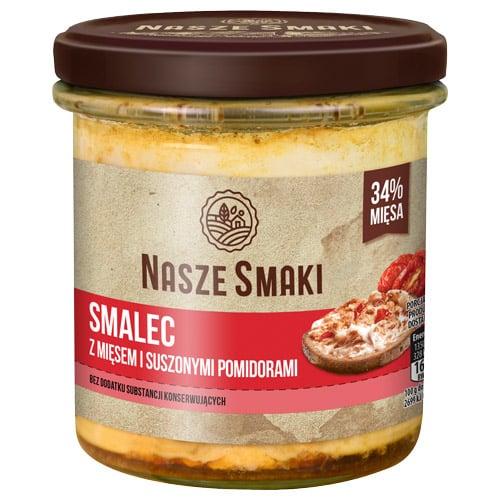 Смалец с мясом и луком Nasze Smaki Smalec z cebulą i mięsem 250г Польша