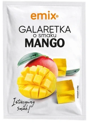 Желе безбарвне зі смаком тропічних фруктів Emix Galaretka 79 г Польща