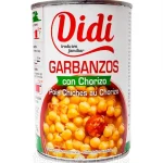 Нут із ковбасою та чоризо Didi Garbanzos con Chorizo 415 г Іспанія
