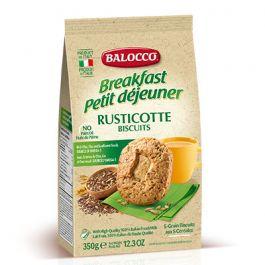 Печиво 5 злаків з насінням чиа, льону та соняшника БЕЗ ПАЛЬМОВОГО ОЛІЇ Balocco Rusticotte 350г Італія