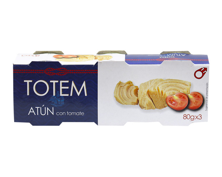 Филе тунца в томатном соусе Benimar Totem Atun con tomate (80гх3) 240г Испания