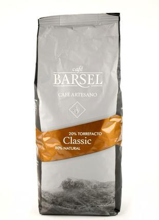 Кава в зернах 80% натуральна 20% смажена з цукром Barsel Cafe Artesano Classic 1кг Іспанія