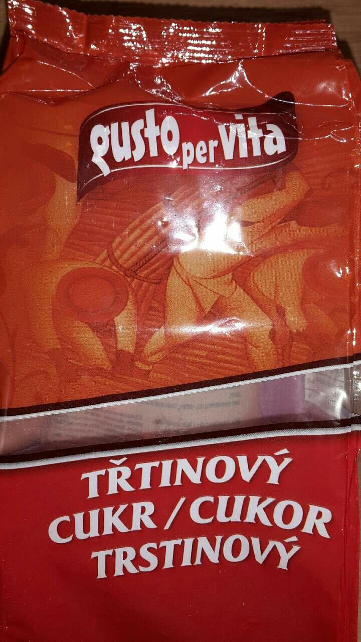 Цукор очеретяний коричневий Gusto per Vita trtinovy Cukr 500г Чехія