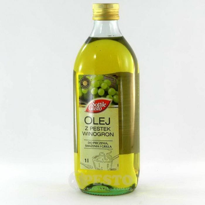 Олія виноградних кісточок Sottile Gusto Olej z pestek winogron 1л Португалія