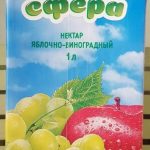Нектар Яблучно-Виноградний ТМ Еко-Сфера 1л