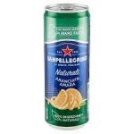 Напій газований зі 100% соком апельсина АМАРА Sanpellegrino Naturali Aranciata Amara 0.33 л Італія