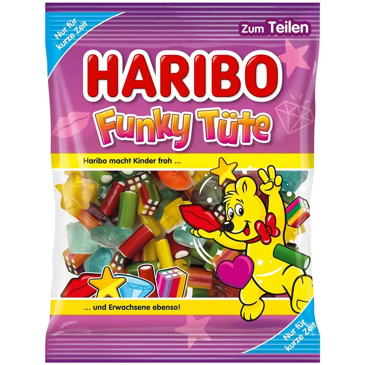 Желейні цукерки Прикольний Гудок Haribo Funky Tute 175 г Німеччина