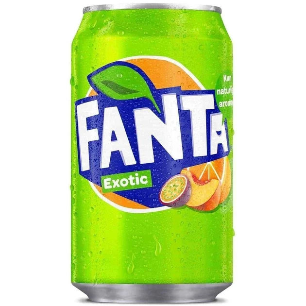 Напій сильногазований Fanta Exotic 330 мл Данія