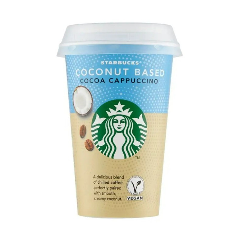 Холодна кава Starbucks Coconut Based Cocoa Cappuccino 220 мл Данія