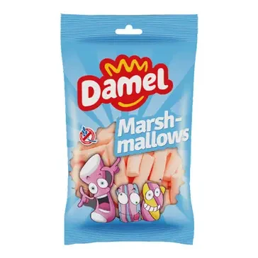 Маршмэллоу Ассорти БЕЗ ГЛЮТЕНА Damel Marshmallows 80г Испания