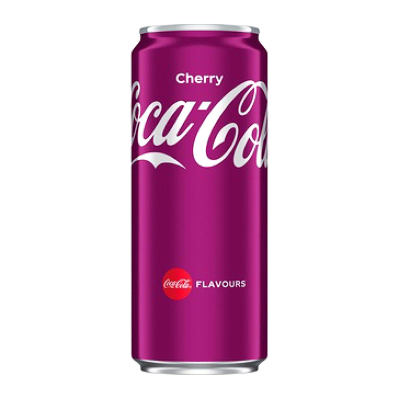 Напій сильногазований Coca Cola Cherry 330мл Бельгія