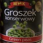 Зелений горошок консервований M&K 240/400 г Польща