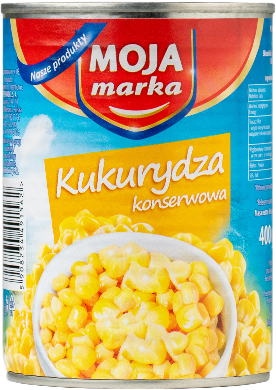 Кукурудза консервована Sezone Kukurydza 220/400г Польща