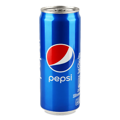 Напій сильногазований Pepsi 330мл ж/б