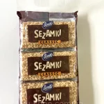 Цукерки (козинаки) кунжут у карамелі у формі пластинок Sezamki 81 г (3х27г) Польща