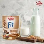 Гранола (Мюслі) з горіхами та какао БЕЗ САХАРА Sante Fit Granola Nuts&Cocoa 300 г Польща