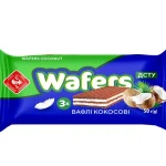 Вафлі кокосові Wafers 50г (3шт) Україна