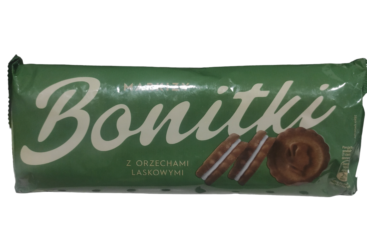 Печиво-сендвіч із шоколадним кремом Bonitki Markizy z krem kakaowym 250 г Польща