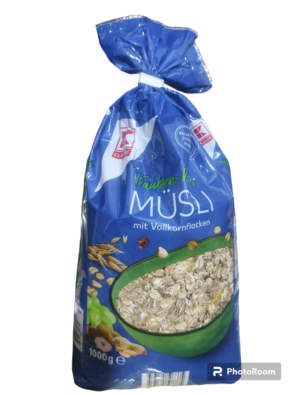 Мюслі з цільнозерновими пластівцями та фруктами K-Classic Fruchte Musli 1кг Німеччина