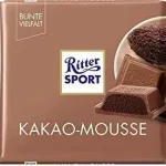 Шоколад з Какао-Мусс Ritter Sport KAKAO-MOUSSE Німеччина 100 г
