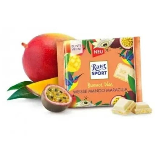 Шоколад Манго — Маракуя Ritter Sport Buenos Dias White Mango Maracuja 100 г Німеччина