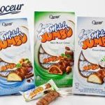 Шоколадно-вафельний батончик із вершково-горіховою начинкою Milch JUMBO Rigel Choceur 150 г Німеччина