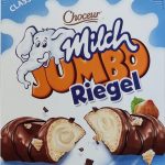 Шоколадно-вафельний батончик із вершково-горіховою начинкою Milch JUMBO Rigel Choceur 150 г Німеччина