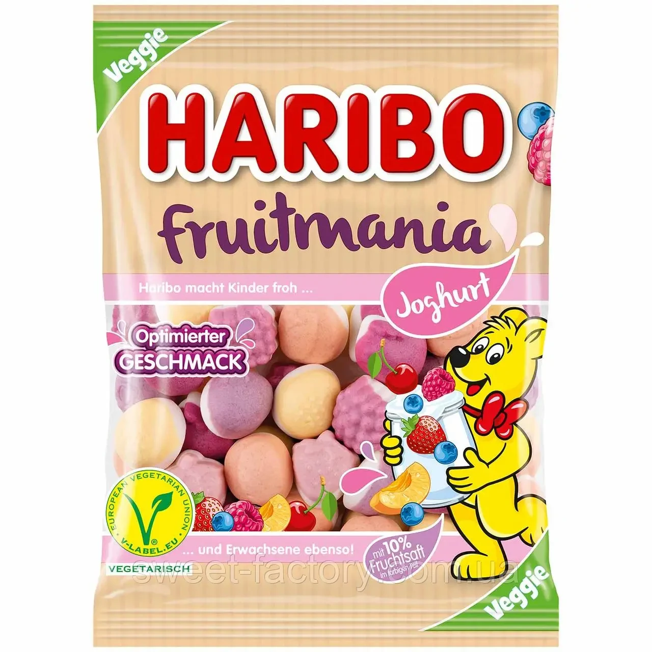 Желейні цукерки Haribo Fruitmania Jogurt Німеччина 160г