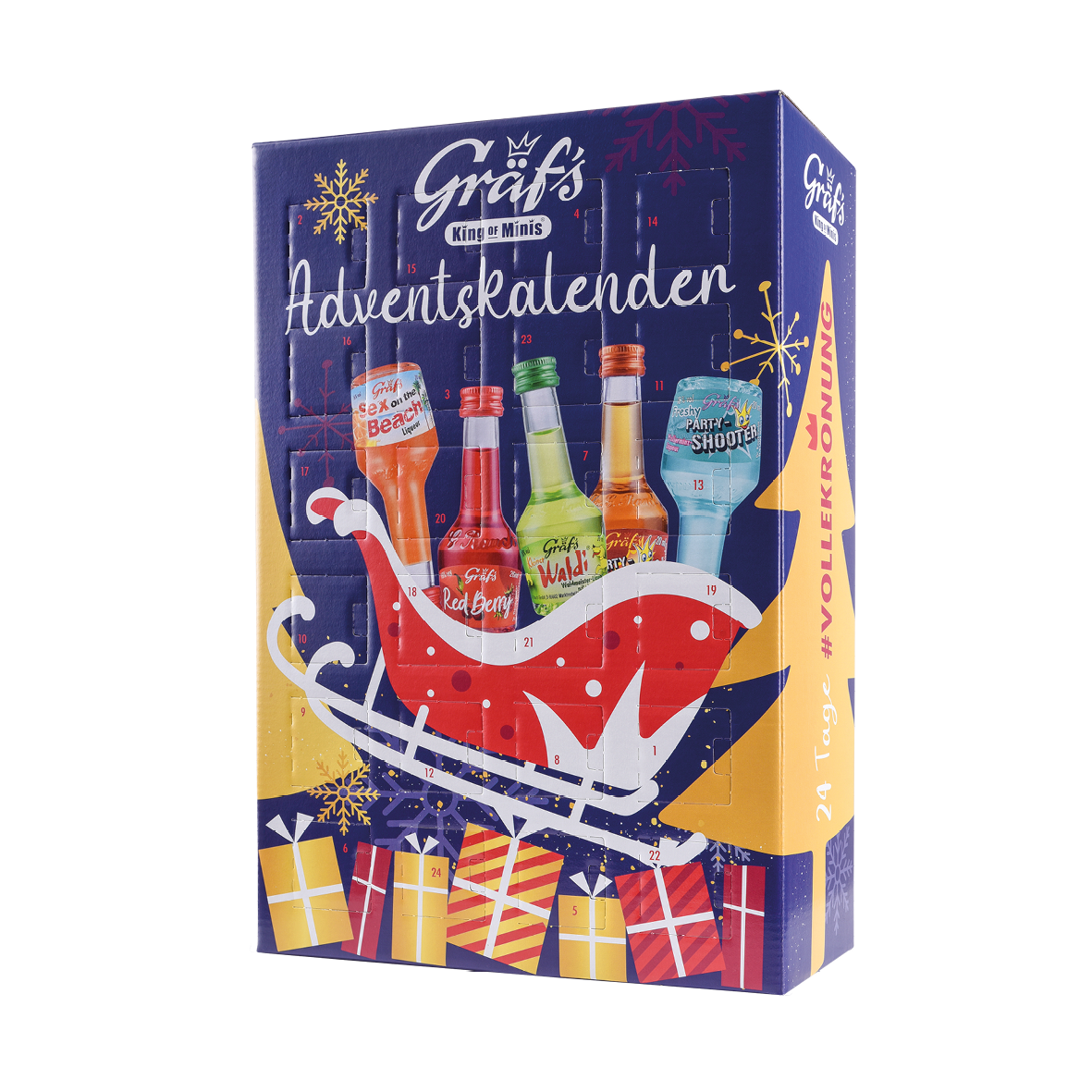 Адвент-Календар Adventcalendar Party-Minis Grafs (24 шт. х 20 мл) 480 мл Австрія